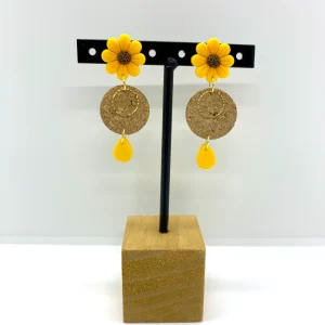 Boucles d’oreilles doubles « Marguerite »