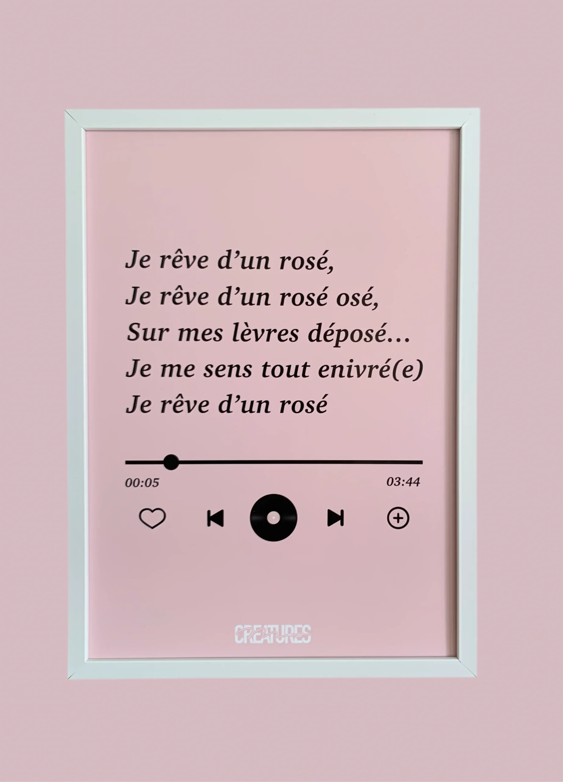 Affiche « Je rêve d’un rosé » – Image 3
