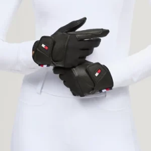 Gants d’équitation Bryce Noir Tommy Hilfiger Equestrian – Adhérence & confort