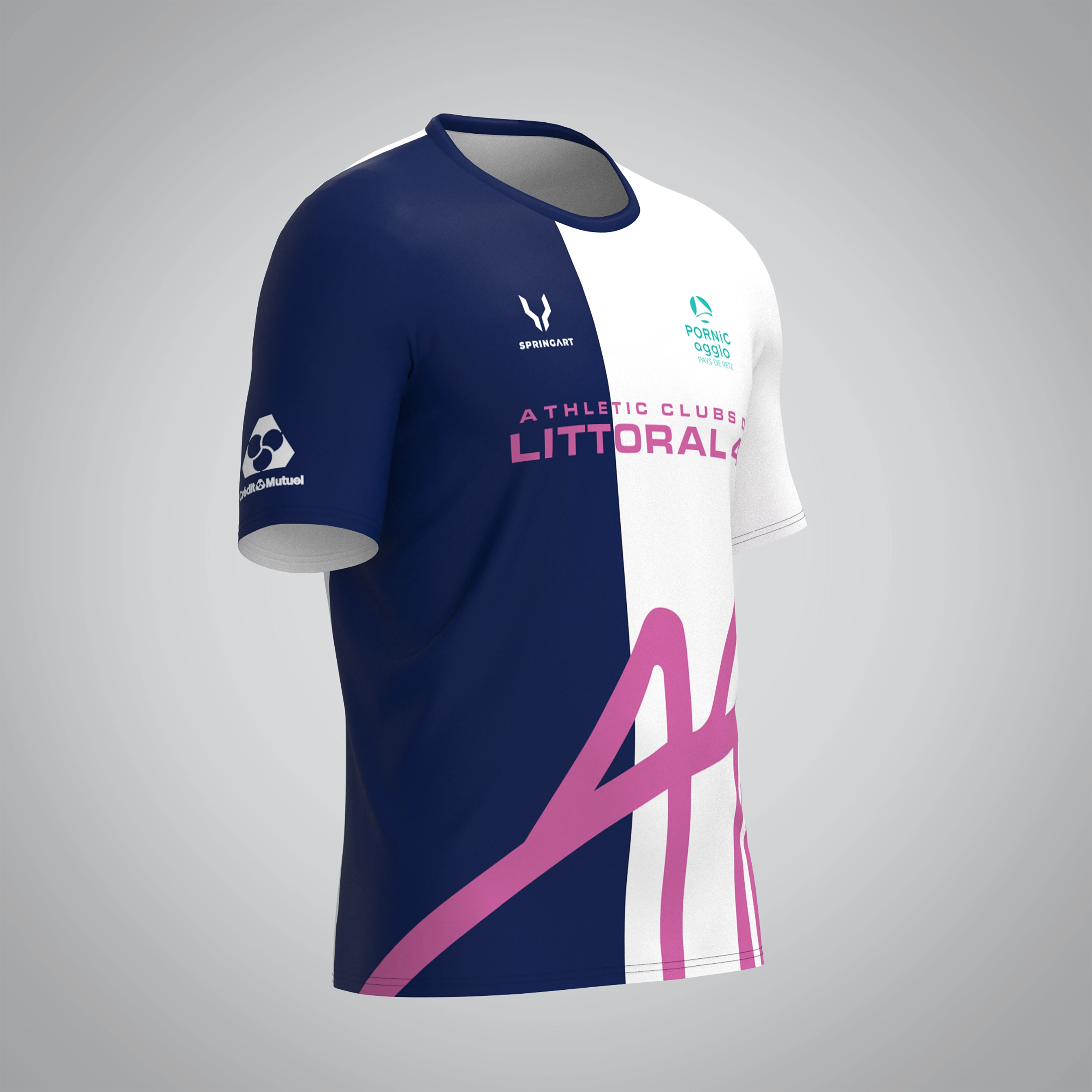 T-shirt Trail Homme V2.1 Athlétic Clubs du Littoral 44 – Image 2