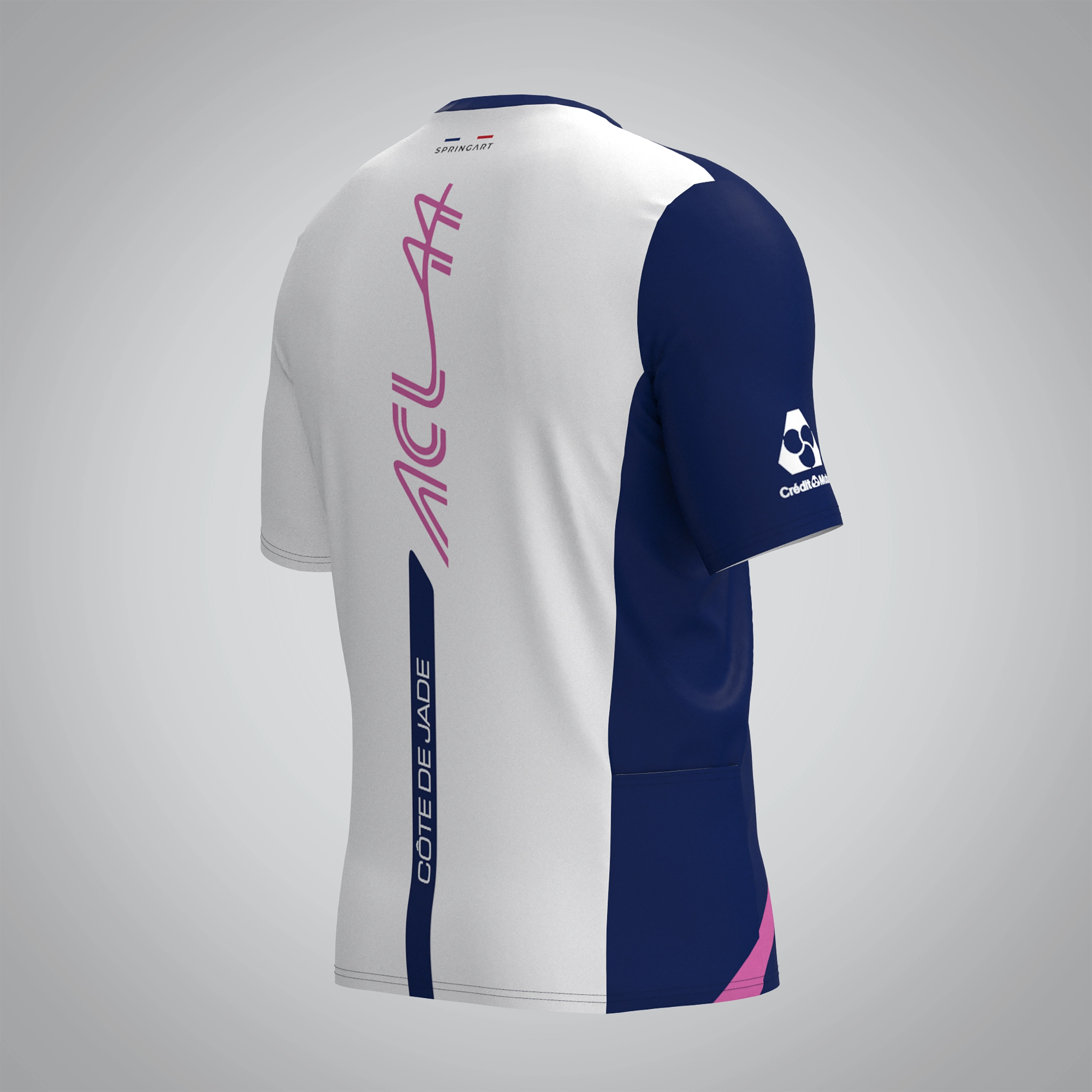 T-shirt Trail zip Homme V2.1 Athlétic Clubs du Littoral 44 – Image 4