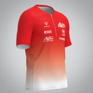 T-shirt Trail zip Homme V2.1 Athlé Bocage Vendée