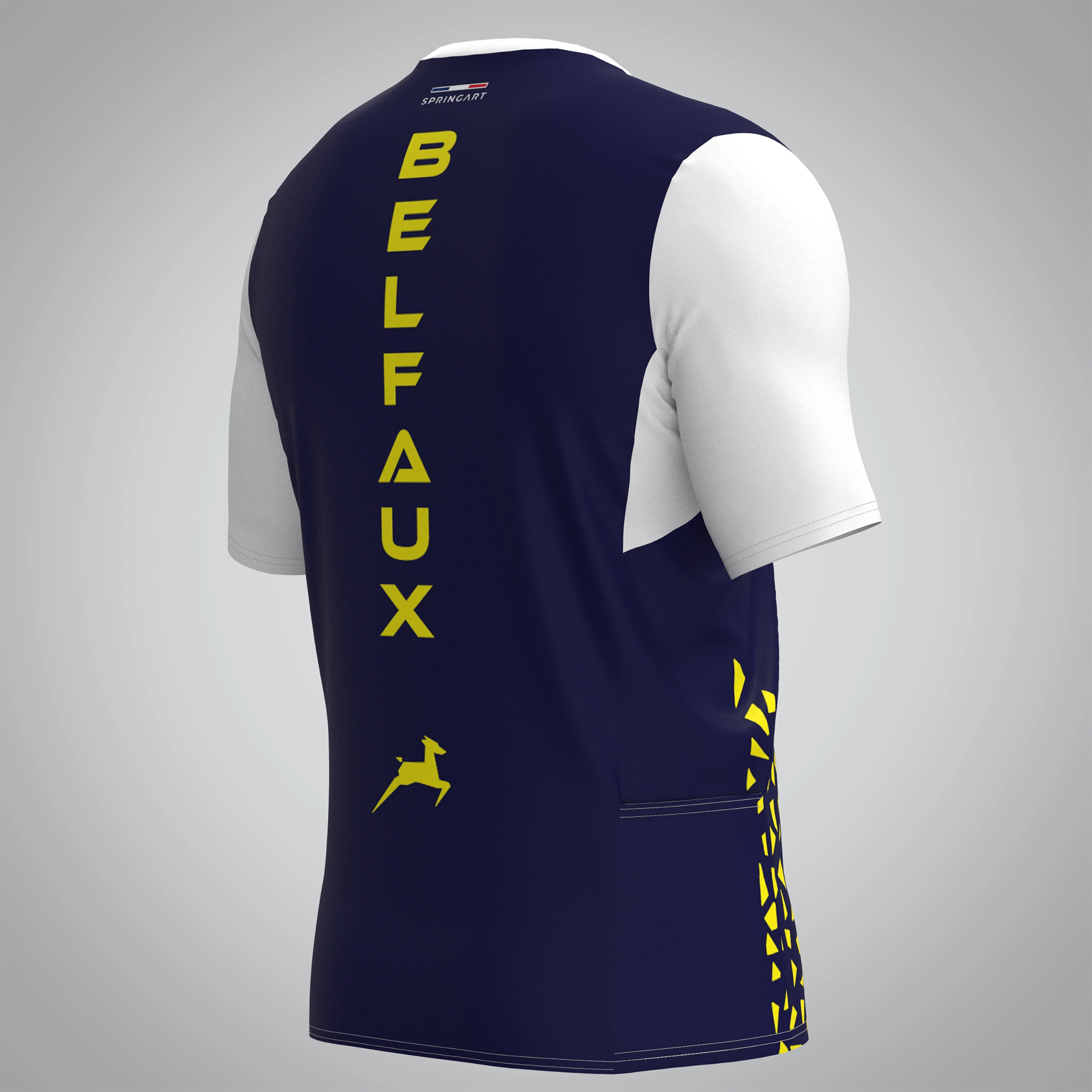 T-shirt Trail zip Homme V2.1 CA Belfaux – Image 4