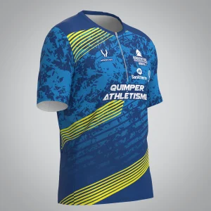 T-shirt Trail zip Homme V2.1 Quimper Athlétisme