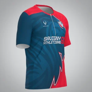 T-shirt Trail zip Homme V2.1 Savigny Athletisme 91