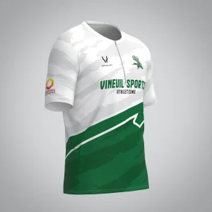 T-shirt Trail zip Homme V2.1 Vineuil Sports Athlétisme