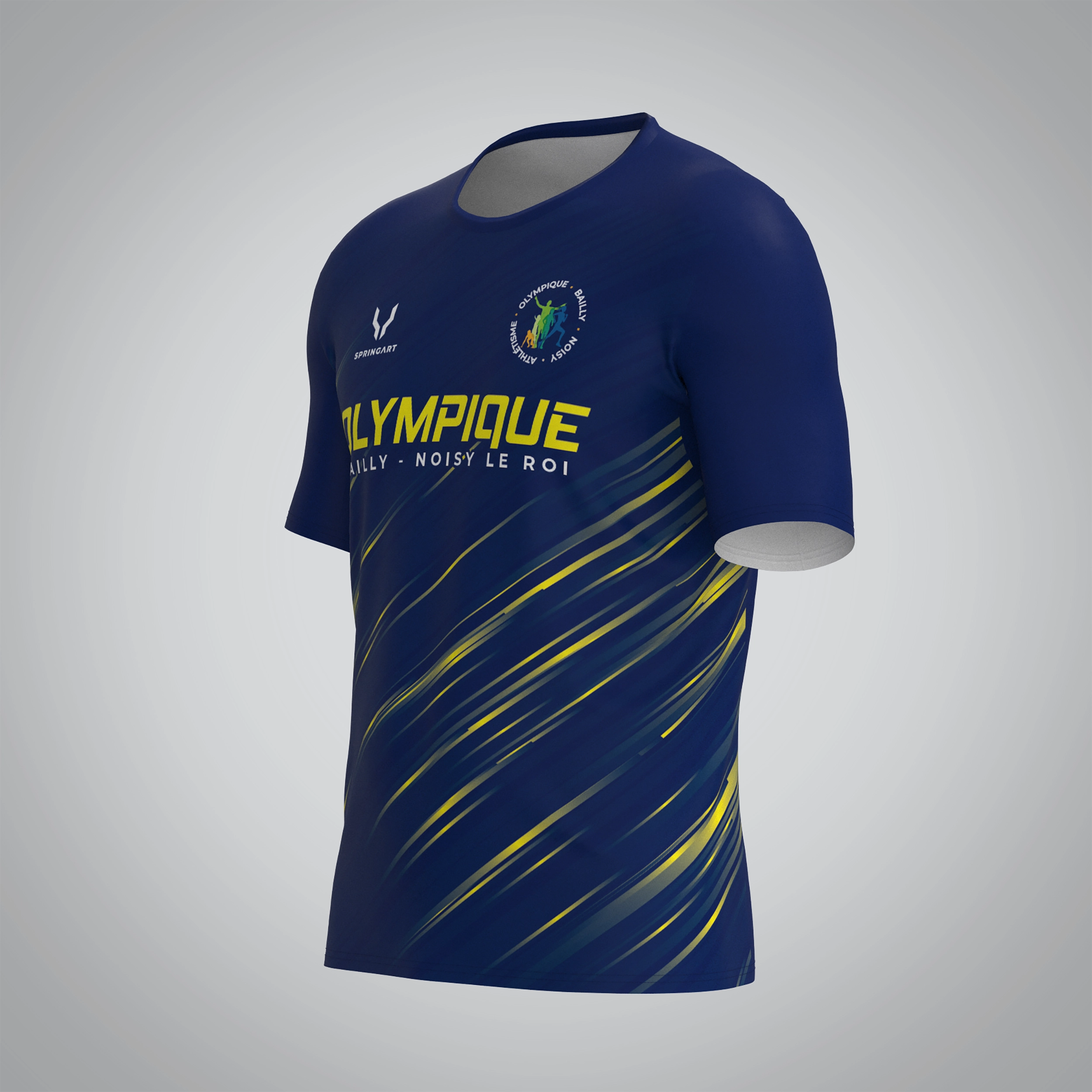 T-shirt Trail Homme V2.1 Olympique Bailly Noisy – Image 3