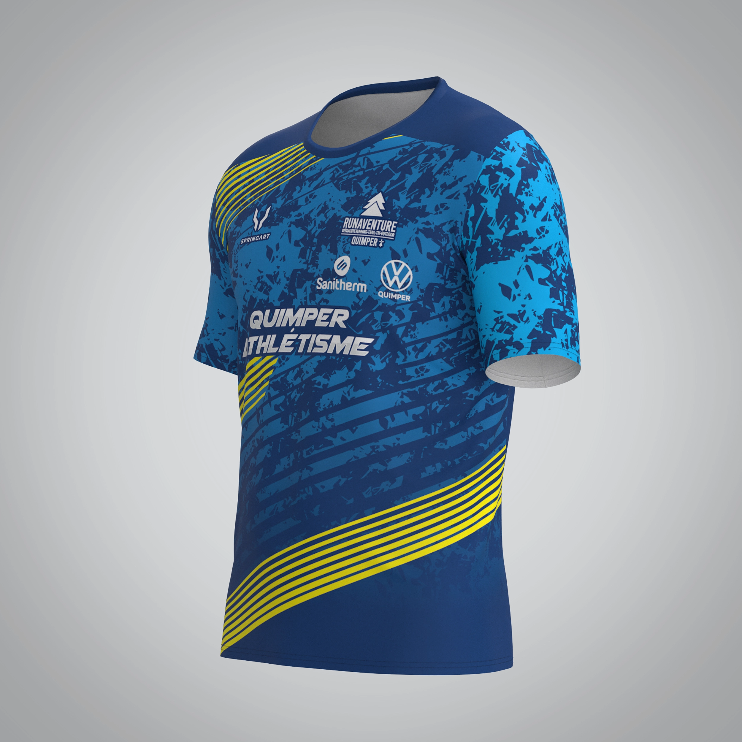 T-shirt Trail Homme V2.1 Quimper Athlétisme – Image 3