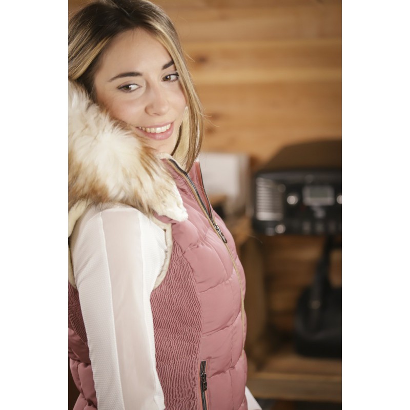 Gilet doudoune New Roge PÉNÉLOPE – Rose – Image 4