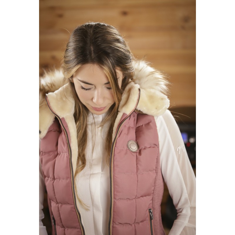 Gilet doudoune New Roge PÉNÉLOPE – Rose – Image 9
