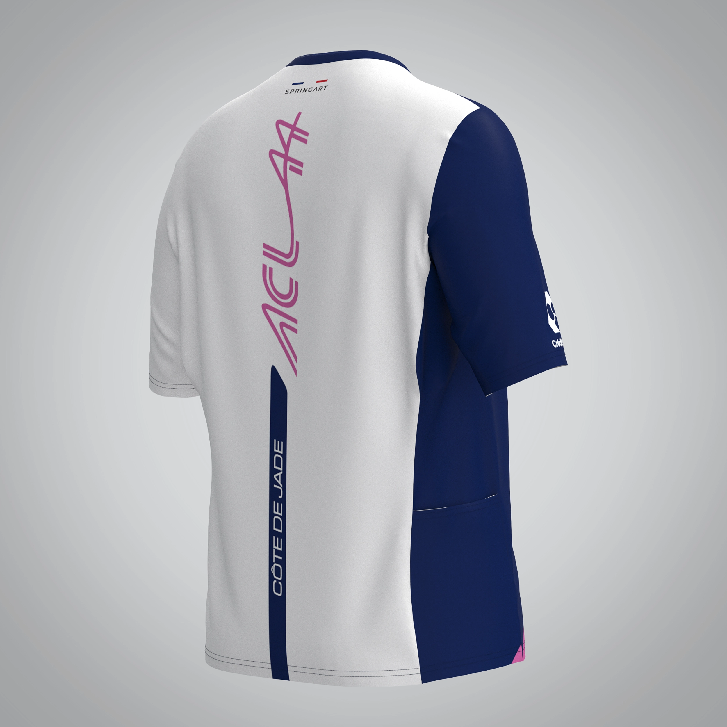 T-shirt Trail zip Femme V2.1 Athlétic Clubs du Littoral 44 – Image 4