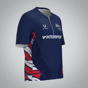 T-shirt Trail zip Femme V2.1 ASPTT Besançon