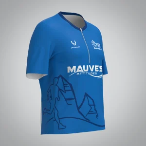 T-shirt Trail zip Femme V2.1 Mauves Attitudes