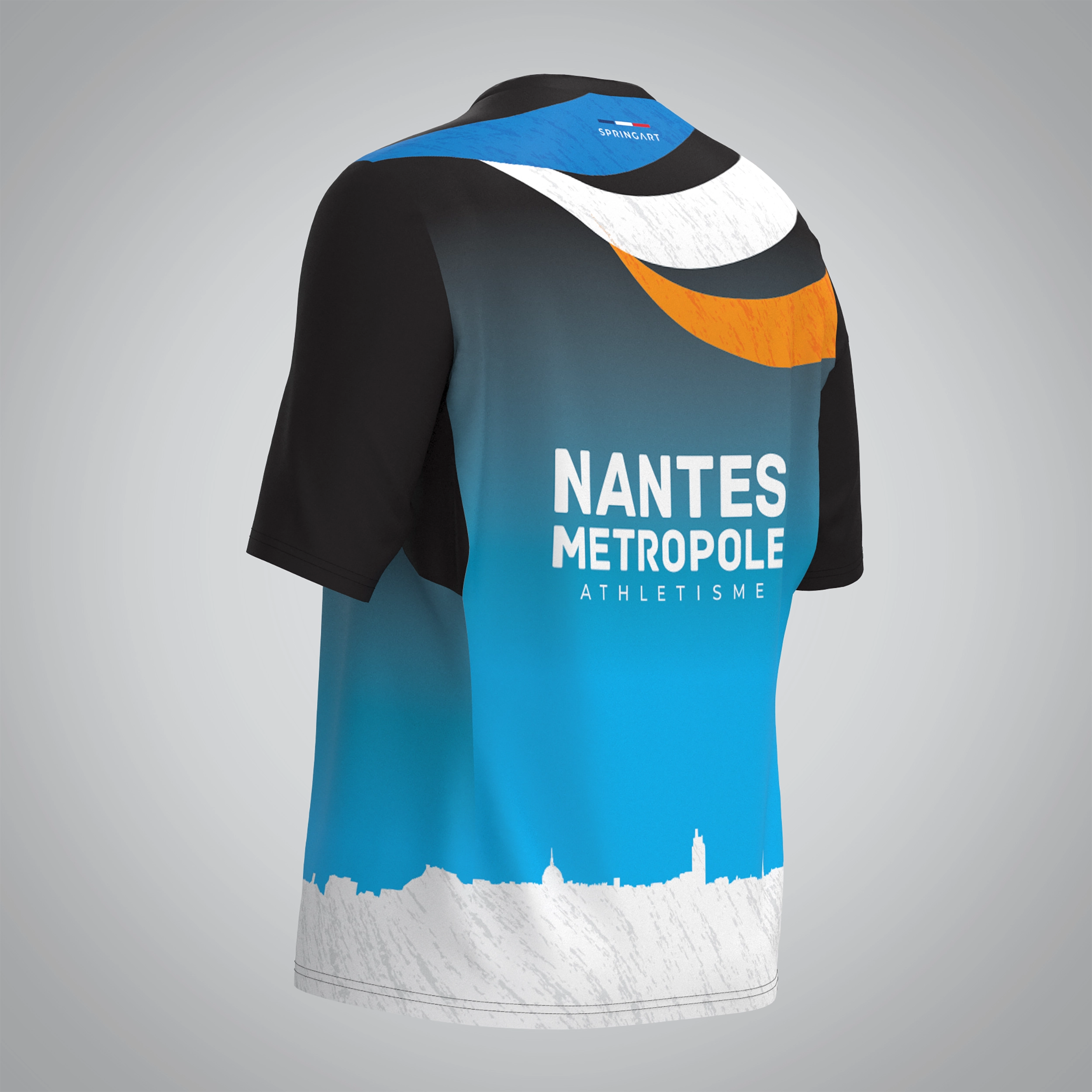 T-shirt Trail zip Femme V2.1 Nantes Métropole Athlétisme – Image 5