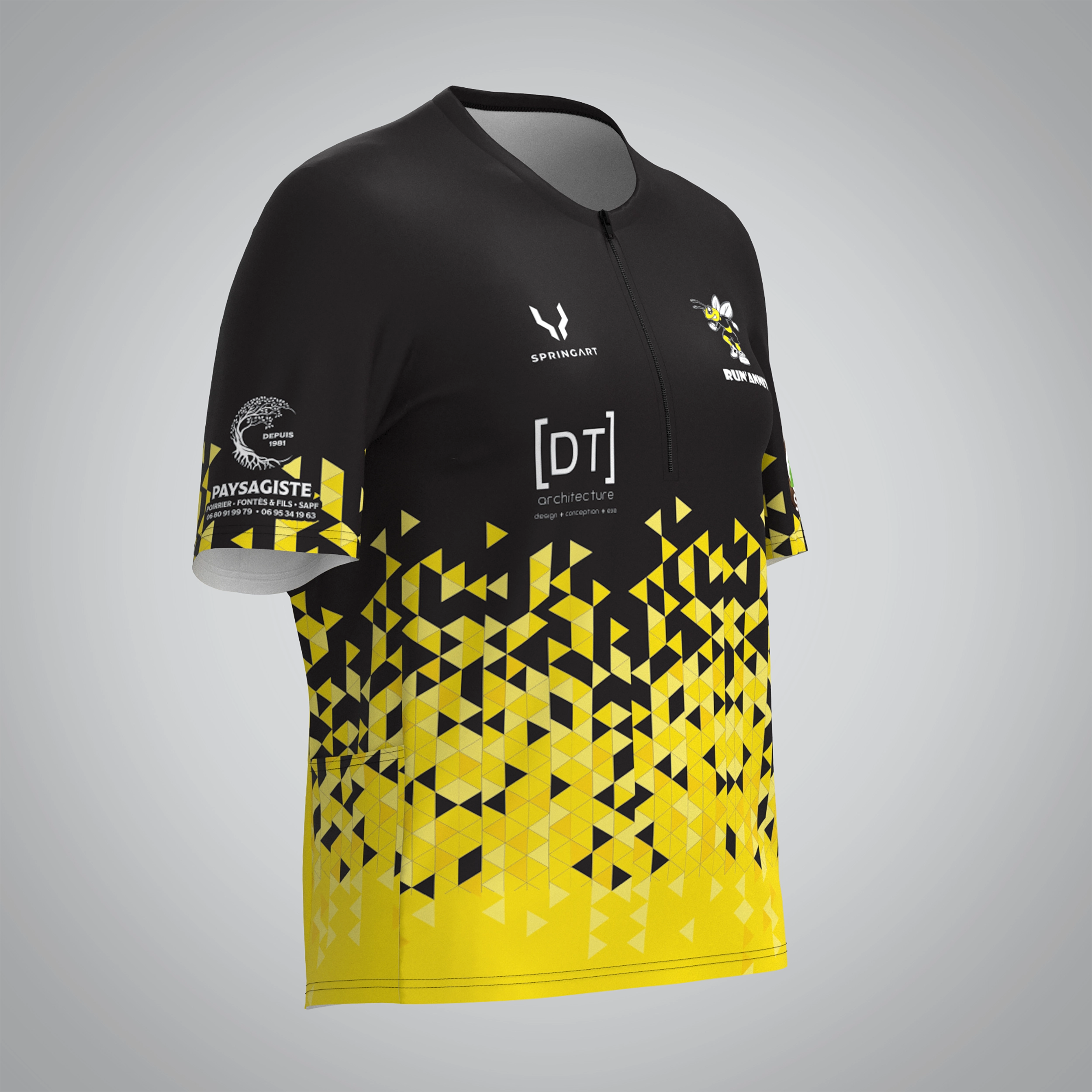 T-shirt Trail zip Femme V2.1 RunAnnet