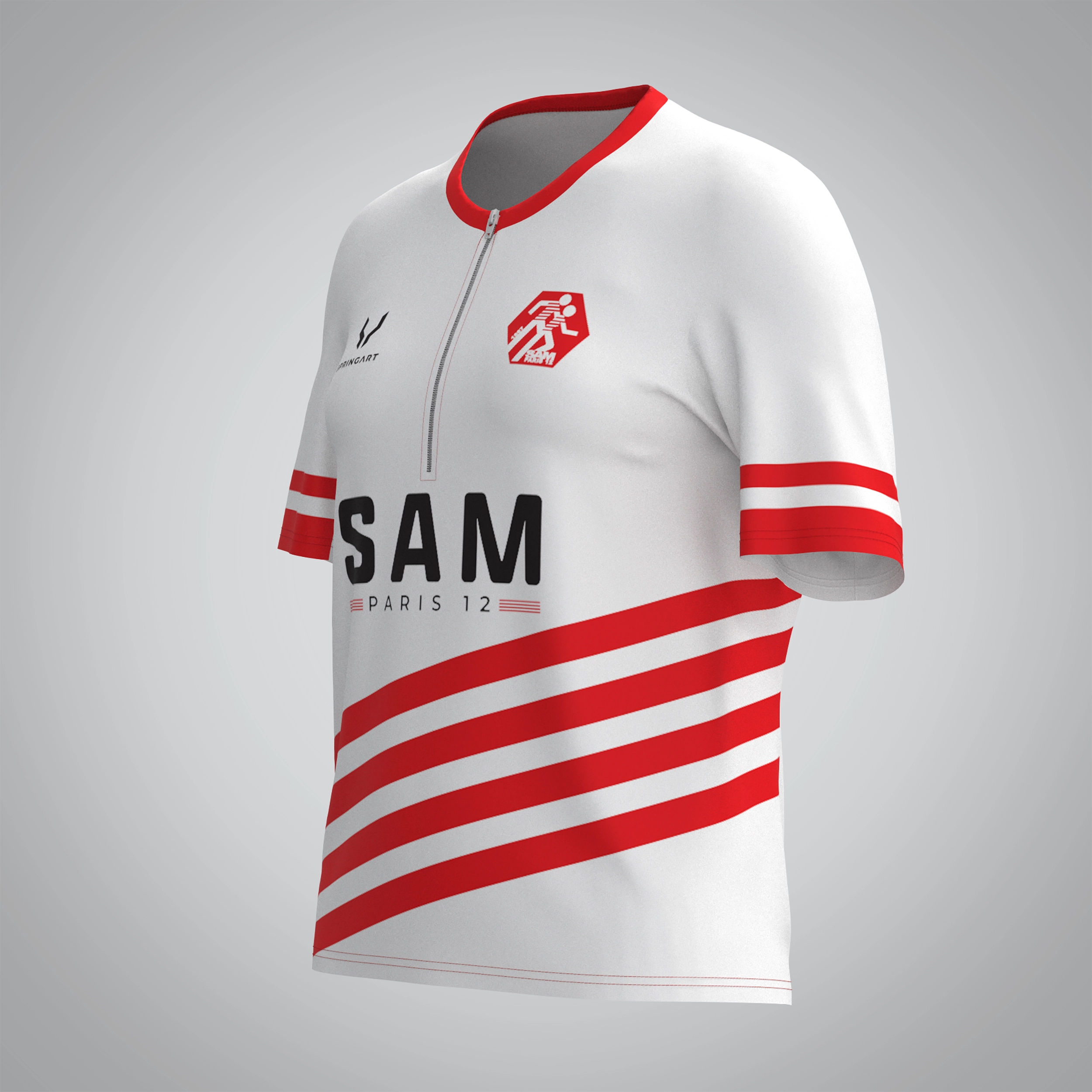 T-shirt Trail zip Femme V2.1 SAM Paris 12 – Image 3