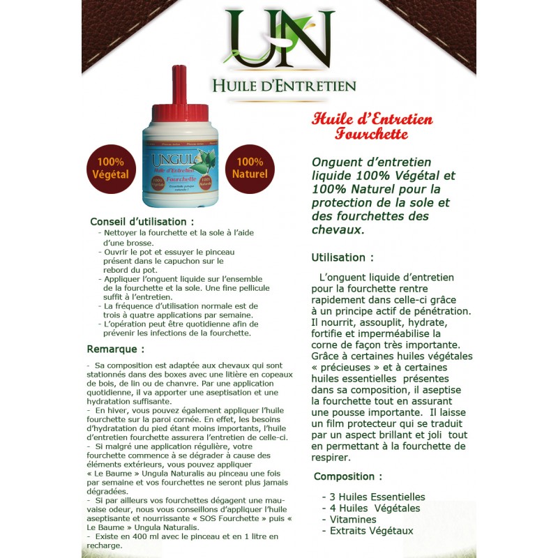 Huile entretien Fourchette – Ungula Naturalis – Image 3