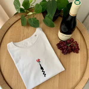 T-shirt femme « Rose bouteille »