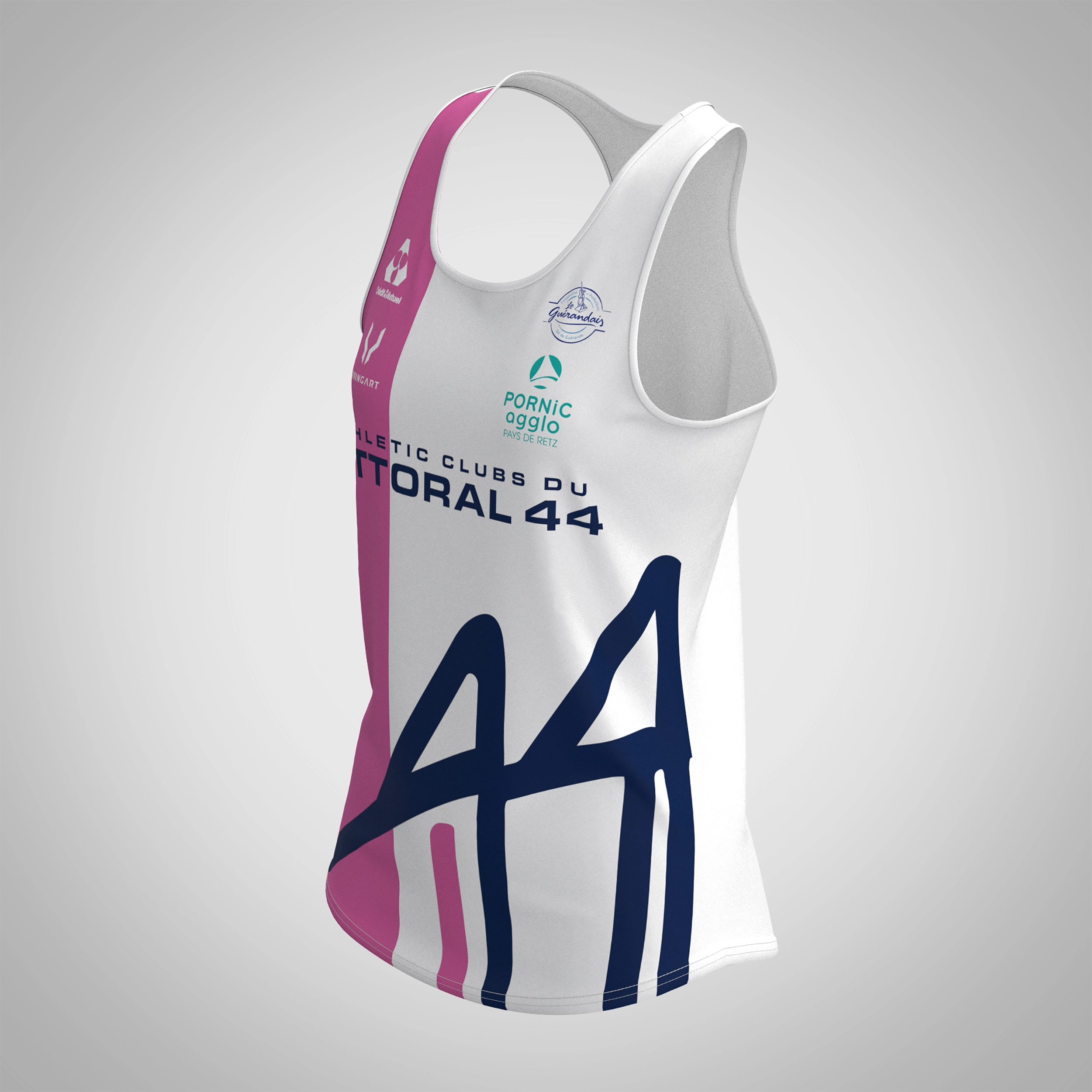 Débardeur Classique Femme Athlétic Clubs du Littoral 44 – Image 3