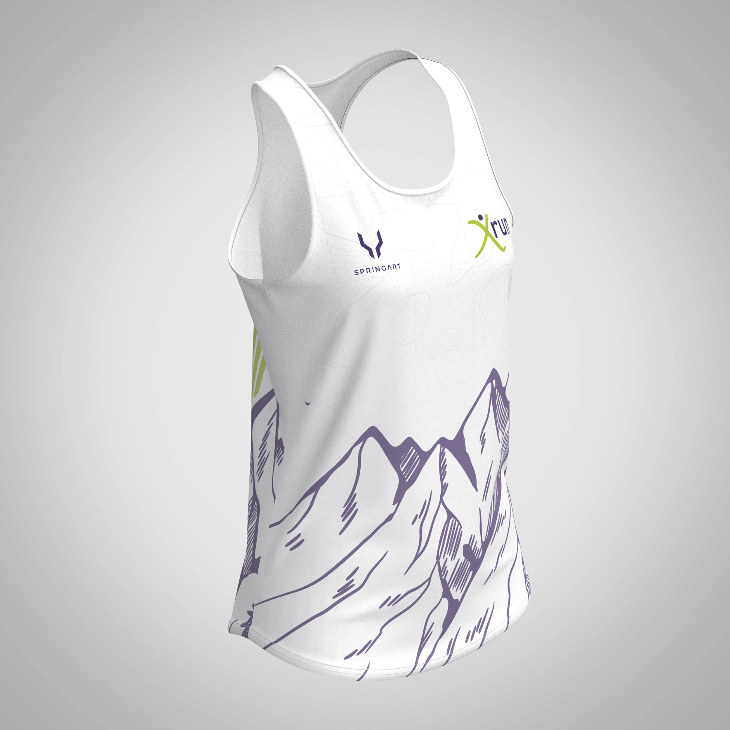 Débardeur Classique Femme Xrun – Image 2