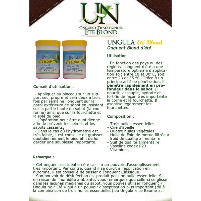 Onguent blond d’été – Ungula Naturalis – Image 3