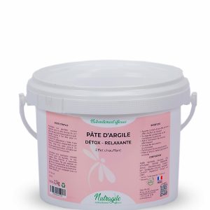 Pâte d&rsquo;argile detox – Relaxante – Nutragile