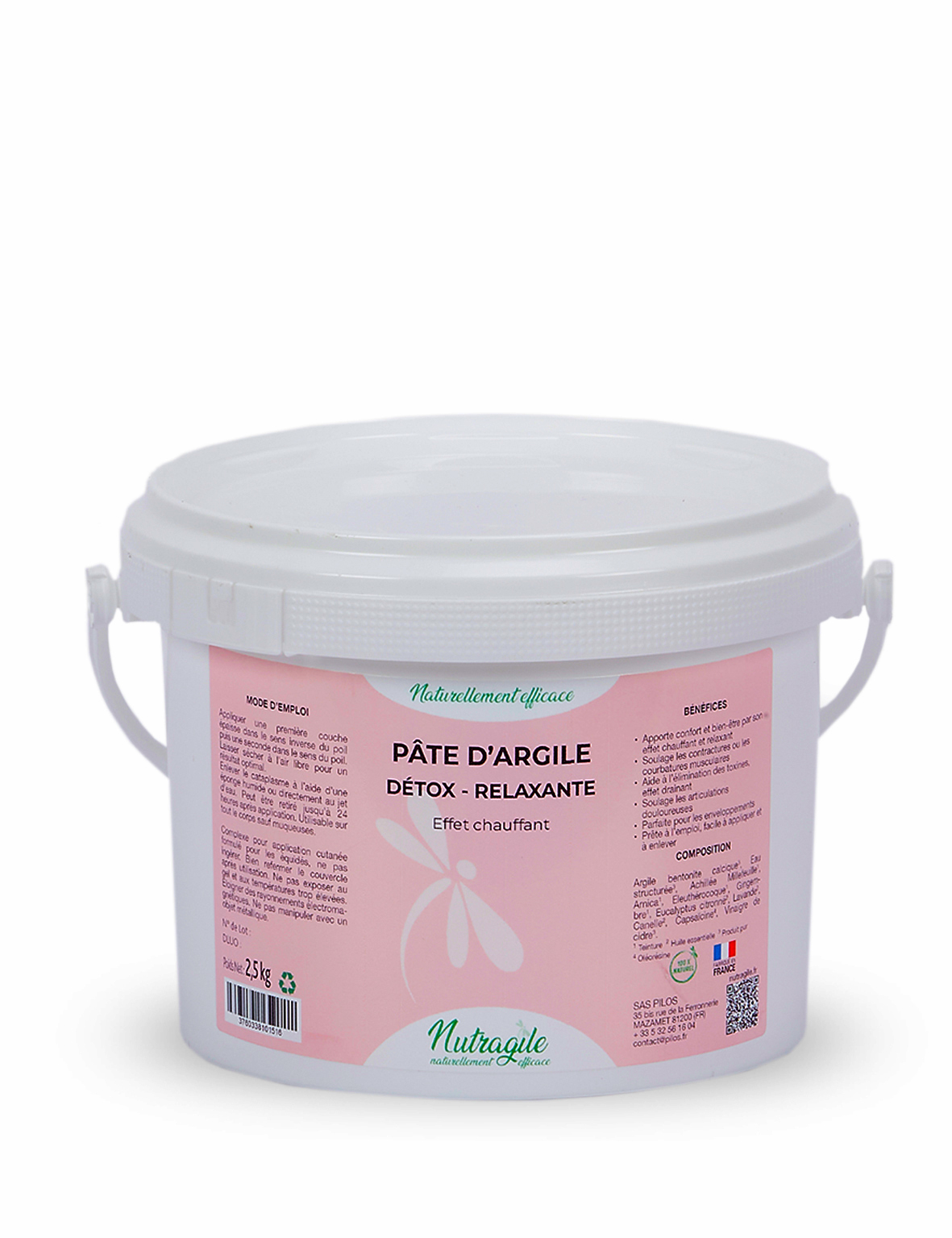 Pâte d’argile detox – Relaxante – Nutragile – Image 2