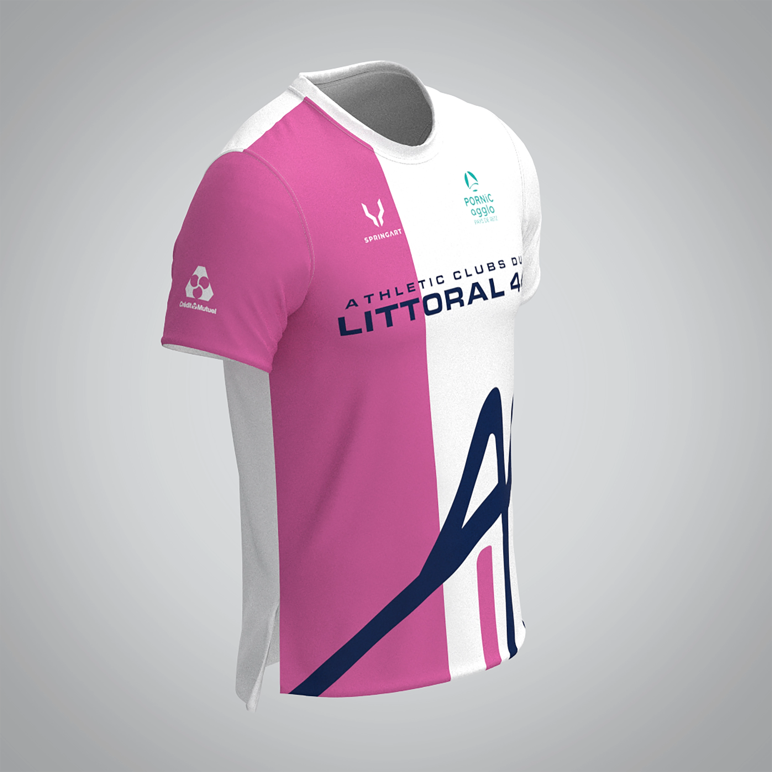 T-shirt Manches Courtes Homme Athlétic Clubs du Littoral 44 – Image 2