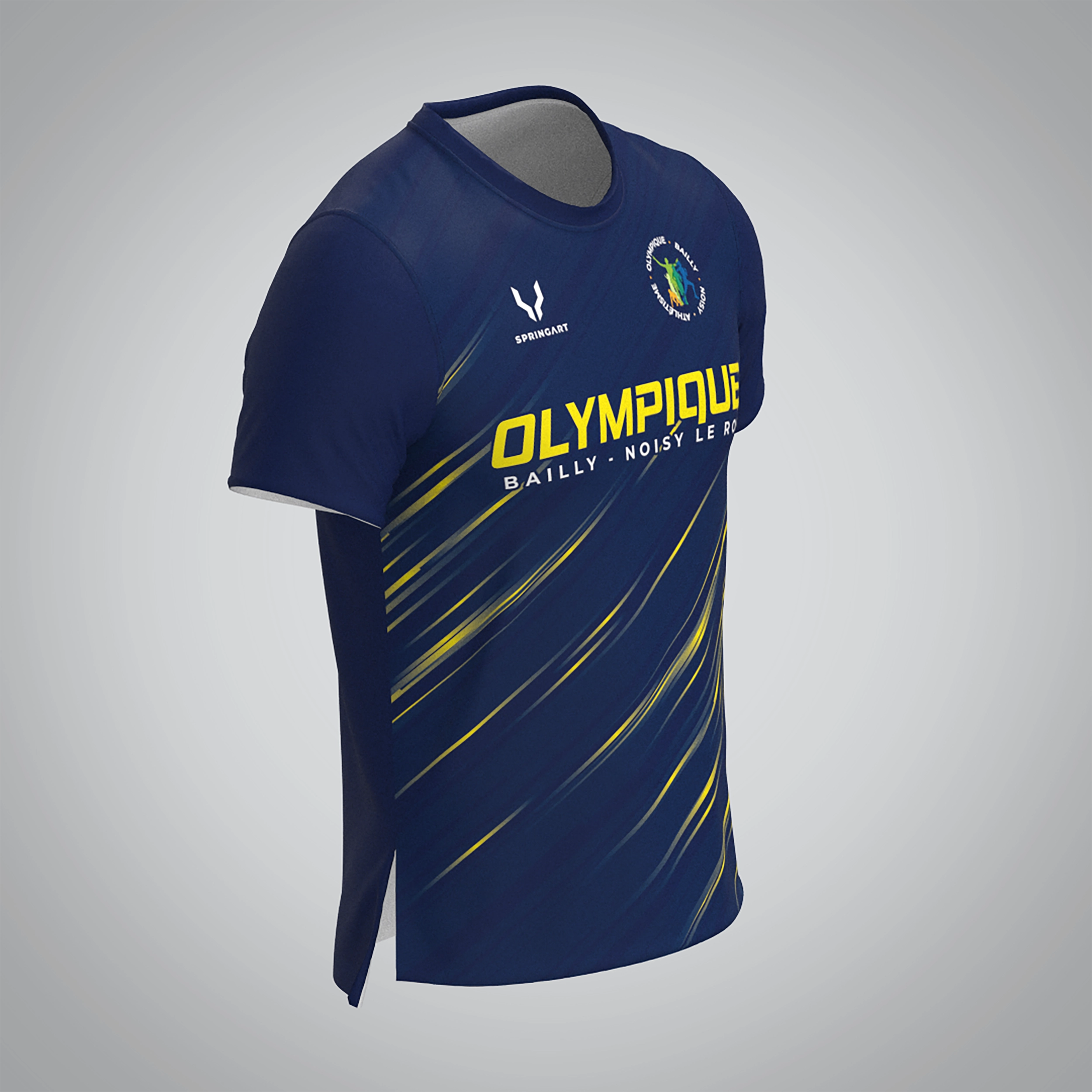 T-shirt Manches Courtes Homme Olympique Bailly Noisy