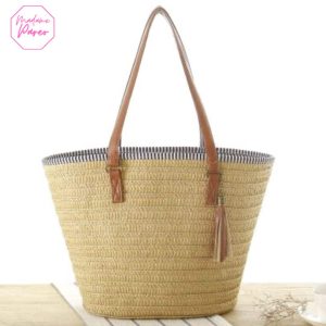 Panier de Plage en Paille