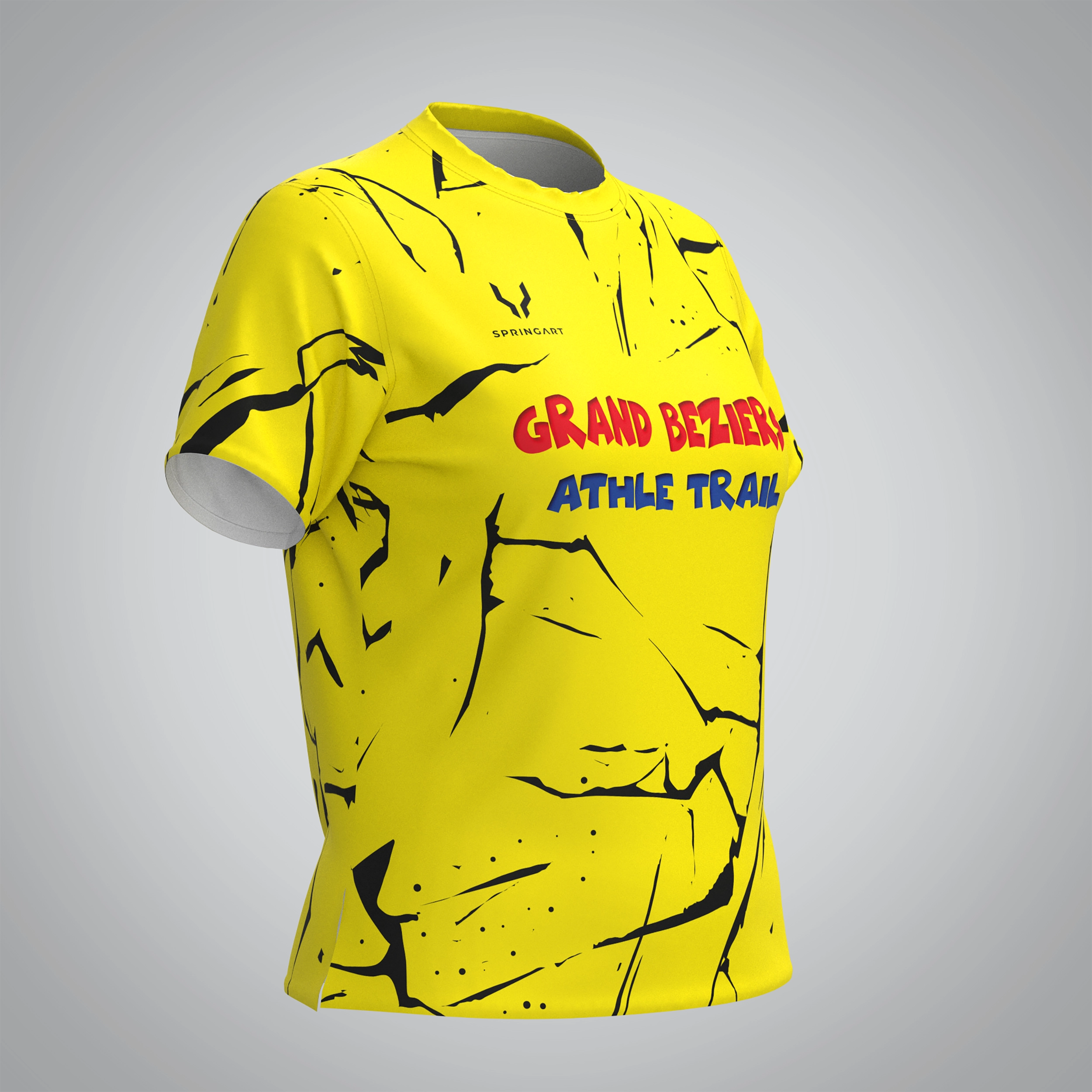 T-shirt Manches Courtes Femme Grand Beziers Athle Trail – Image 2