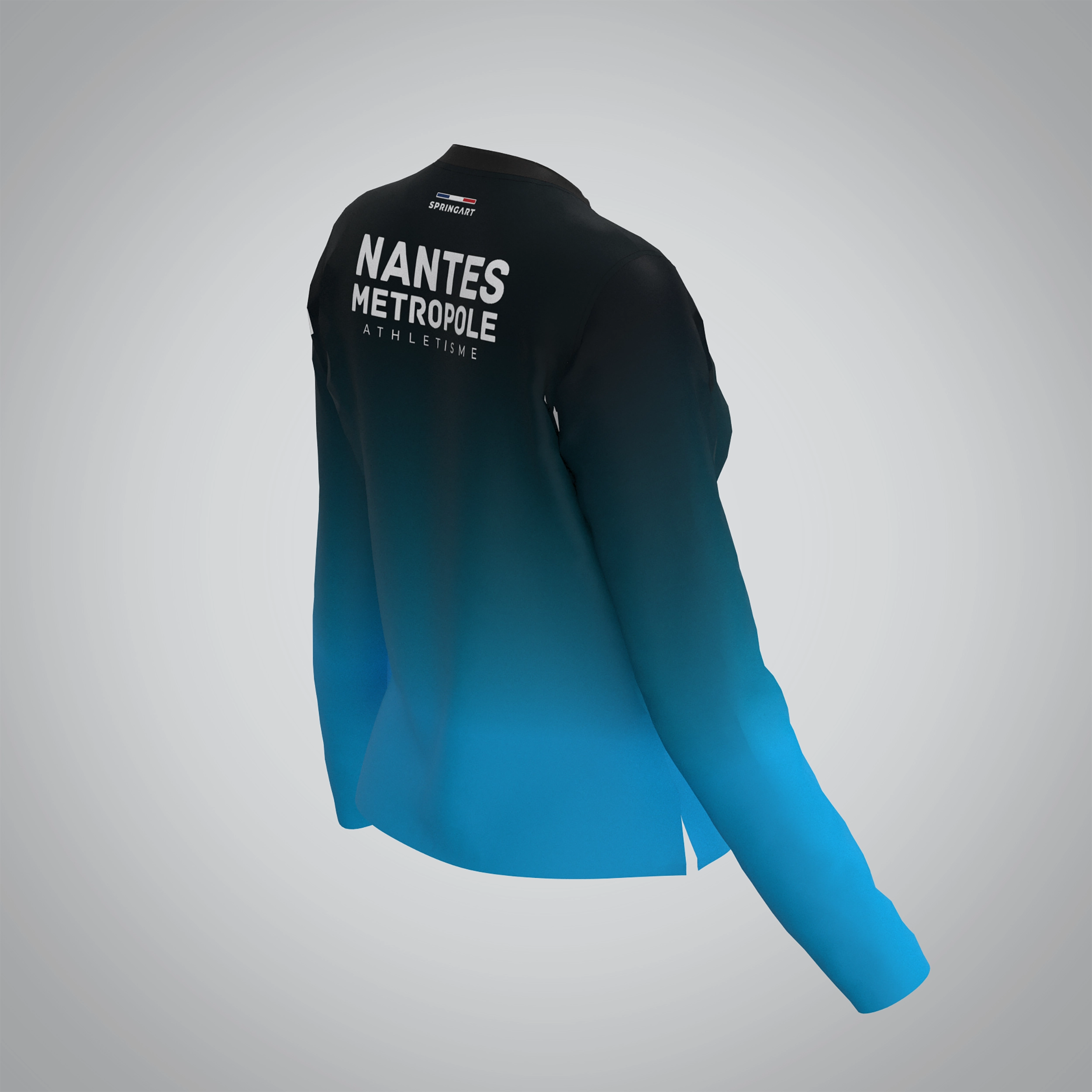T-shirt Manches Longues Femme Nantes Métropole Athlétisme – Image 4