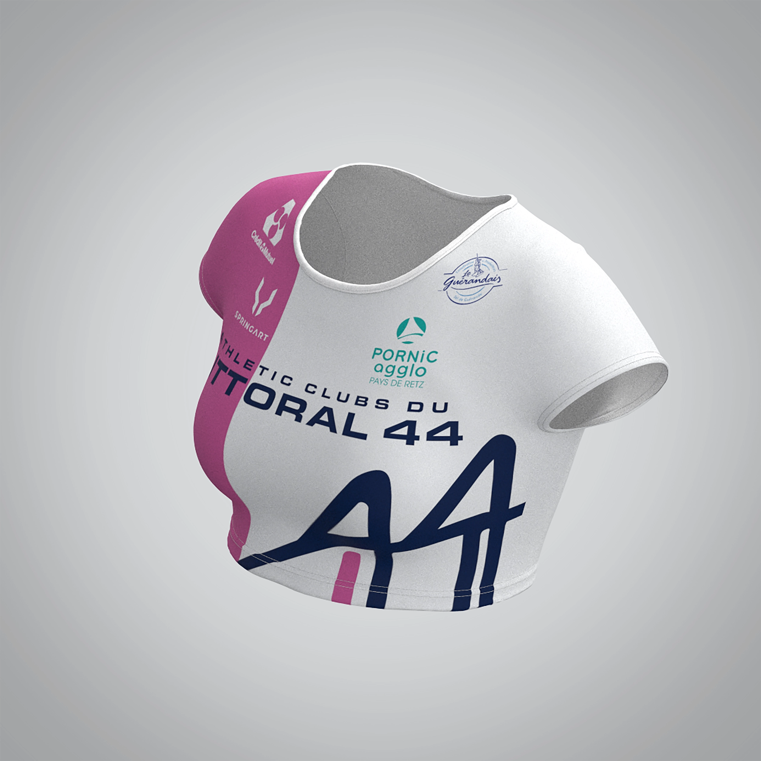 Brassière Manches Courtes Athlétic Clubs du Littoral 44 – Image 3