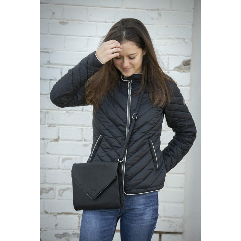 Pochette cuir femme Laure – Pénélope – Noir – Image 3