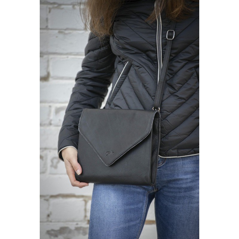 Pochette cuir femme Laure – Pénélope – Noir – Image 4