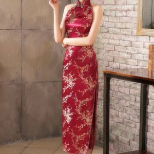 Qipao De Soirée Sans Manches – Xinyi