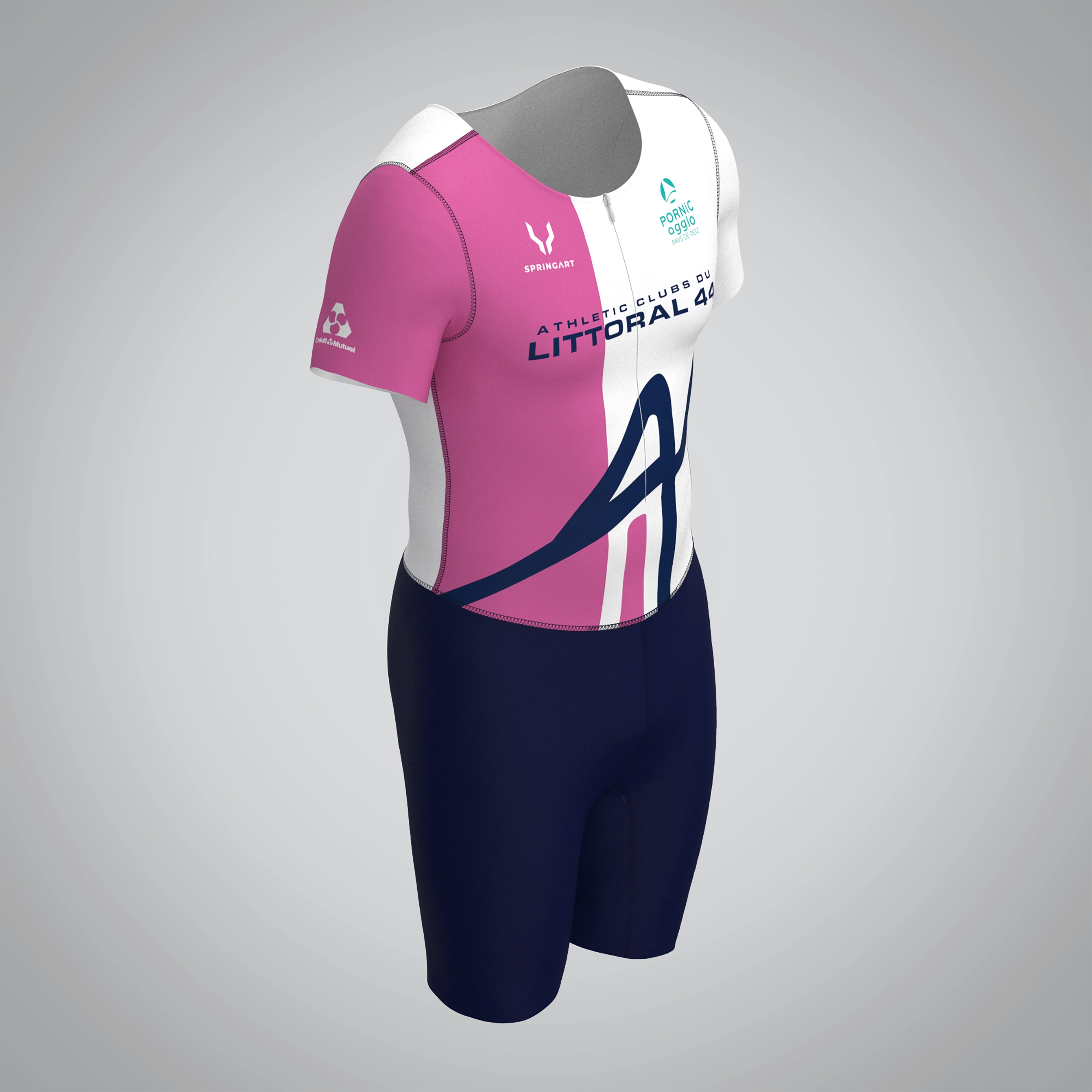 Combinaison Manches Courtes v2.1 Athlétic Clubs du Littoral 44 – Image 2