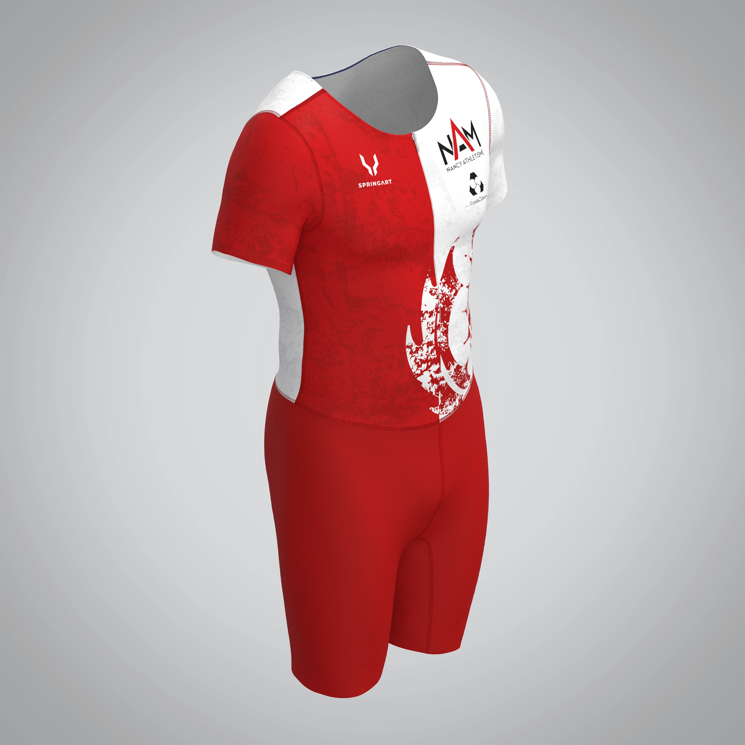 Combinaison Manches Courtes v2.1 Nancy Athlétisme Métropole – Image 2