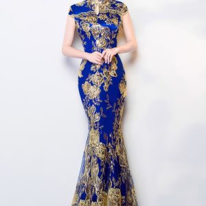 Robe Chinoise Longue Royale Coupe Sirène – Rongmei