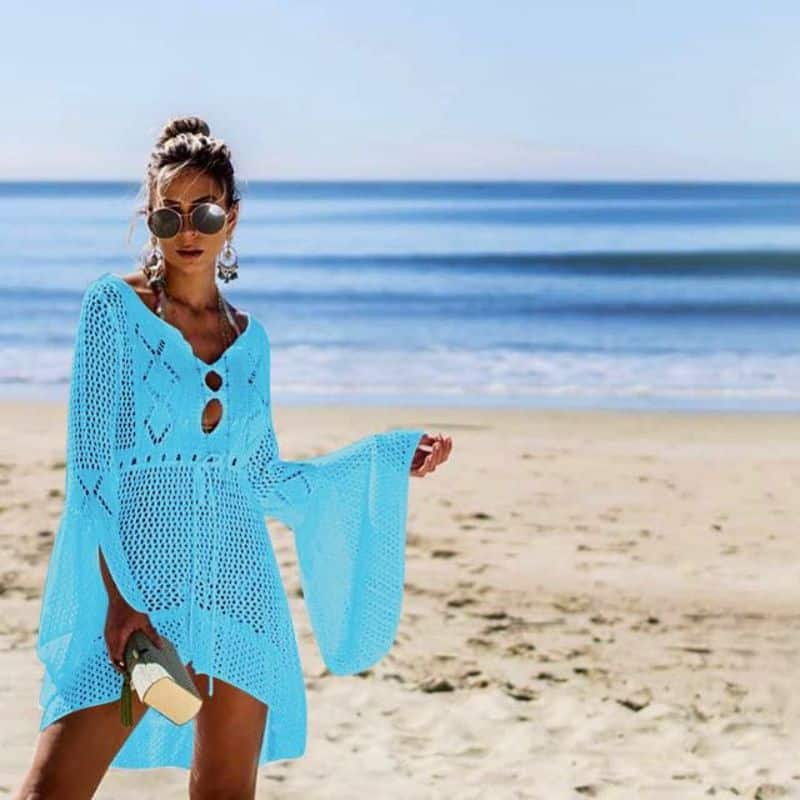 Robe de Plage Légère en Crochet – Image 4