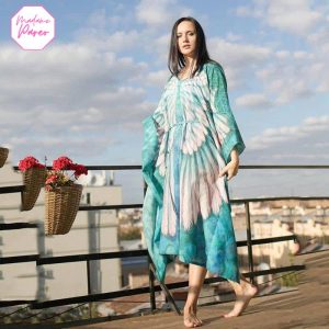 Robe de Plage à Imprimé Ailes d’Ange