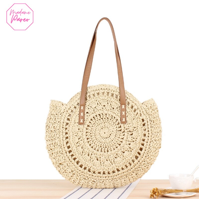 Sac en paille rond – Image 3