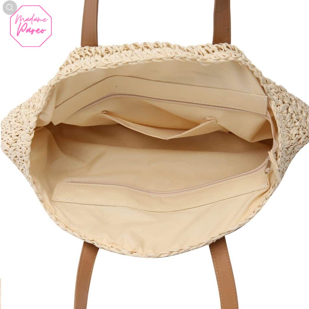 Sac en paille rond – Image 5