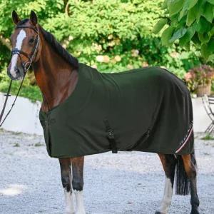🐎Couverture polaire Stanford Vert Forêt – couverture cheval polaire antistatique Tommy Hilfiger