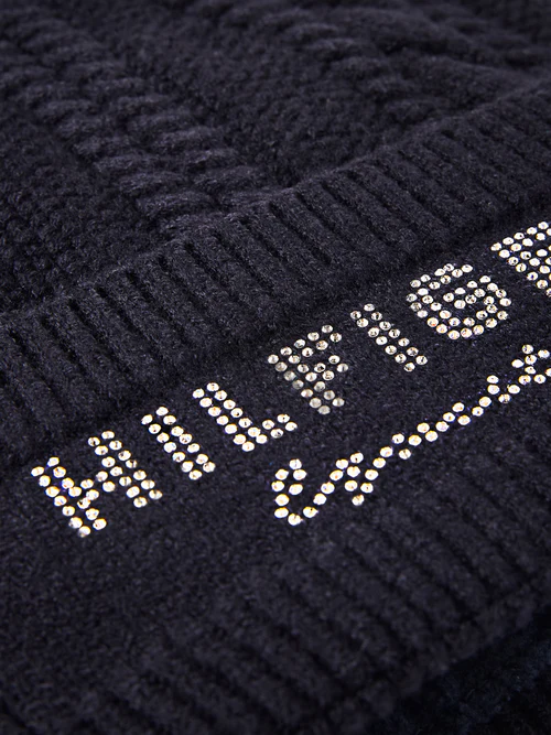 Bonnet à pompon Perry Marine Tommy Hilfiger Equestrian – Élégance et chaleur en hiver – Image 4