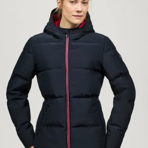 Veste Sidney Puffer bleu marine Tommy Hilfiger Equestrian – Doudoune chaude et recyclée