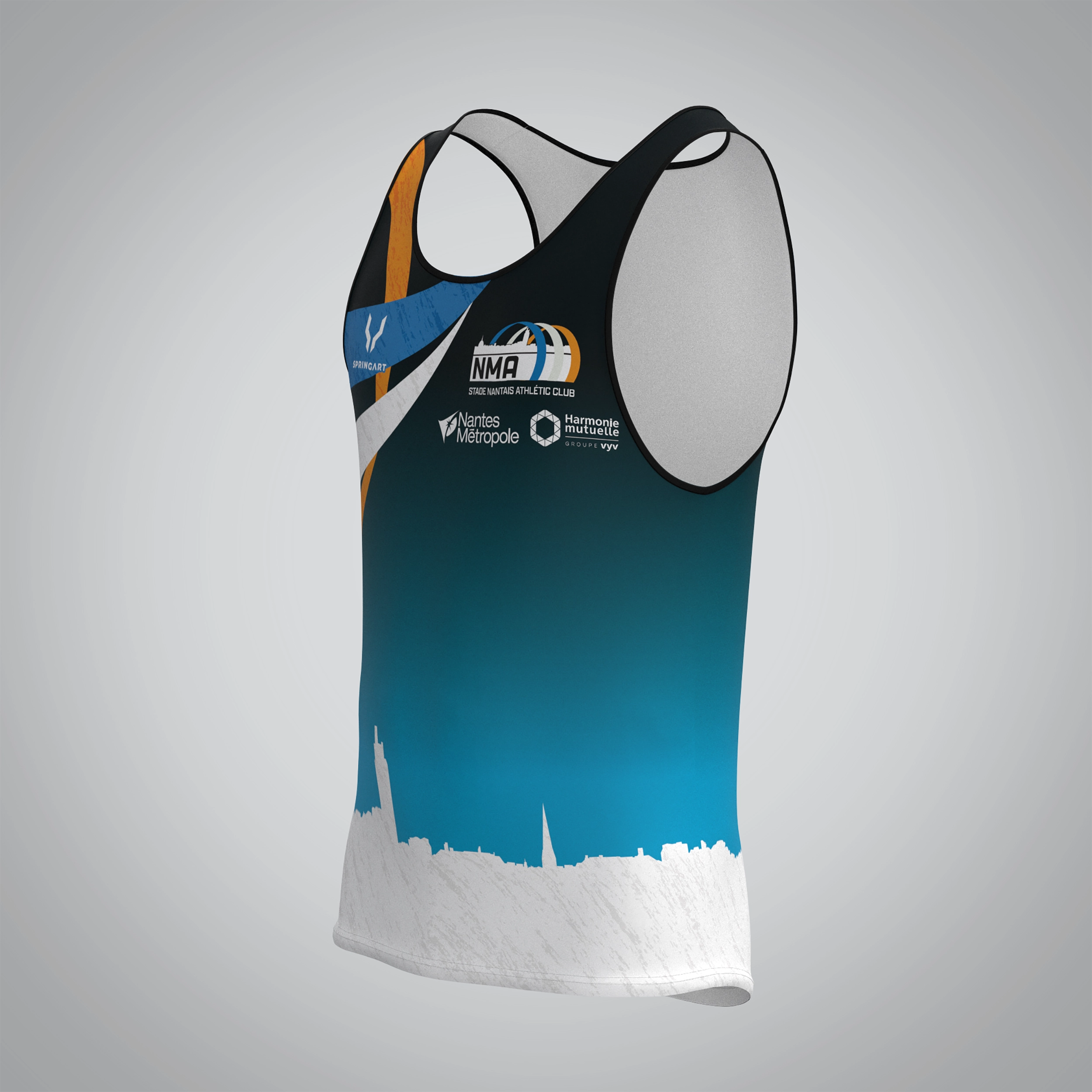 Débardeur Classique Homme Nantes Métropole Athlétisme – Image 3