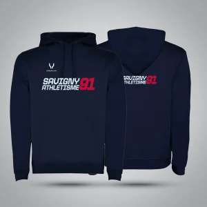 Sweatshirt avec capuche doublée Savigny Athletisme 91