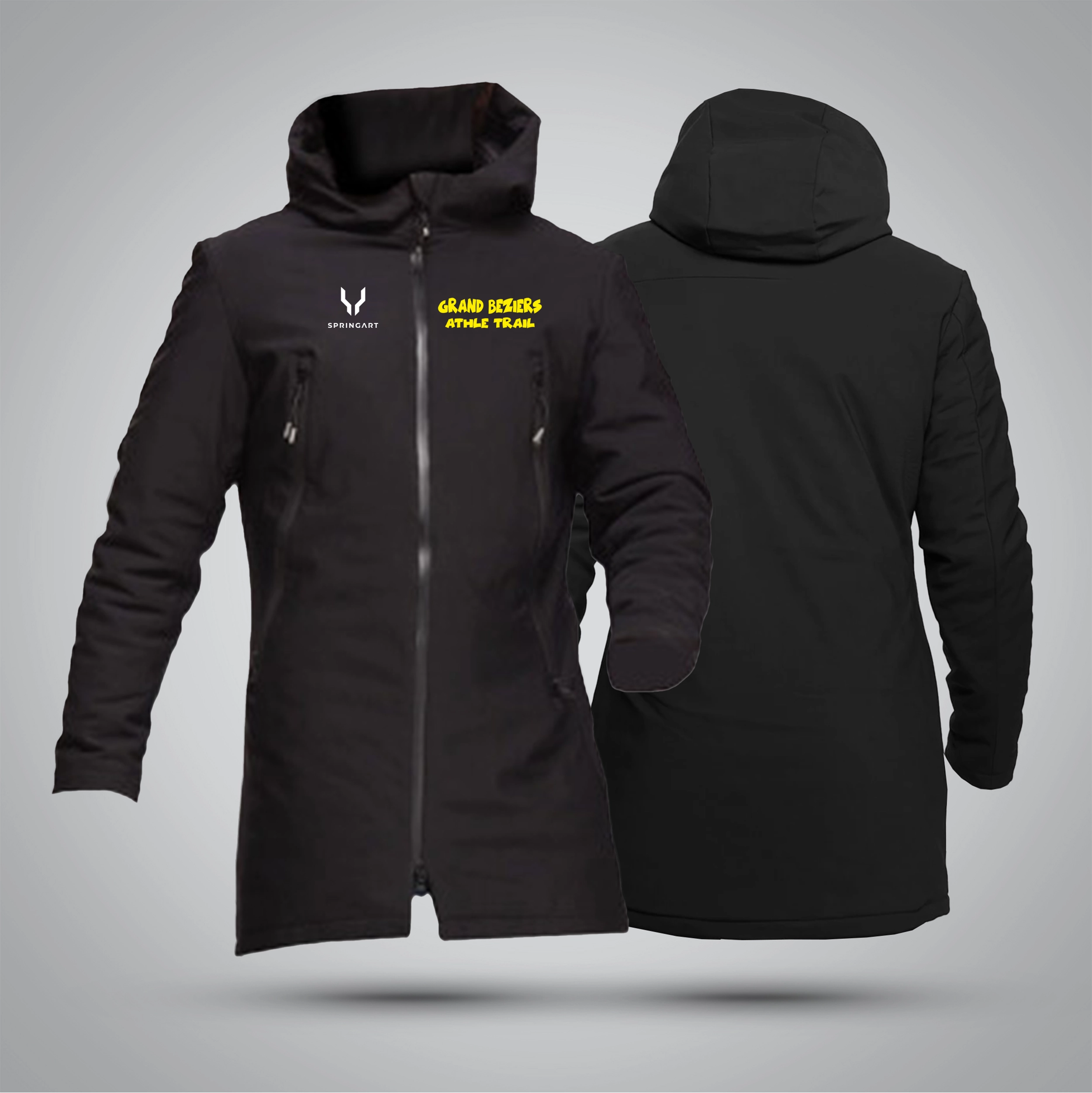 Parka softshell avec doublure doudoune Grand Beziers Athle Trail – Image 2