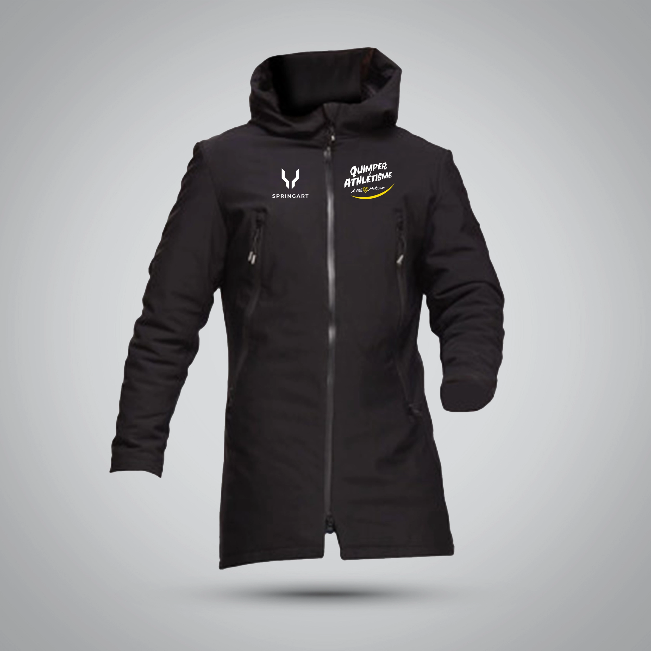 Parka softshell avec doublure doudoune Quimper Athlétisme – Image 2